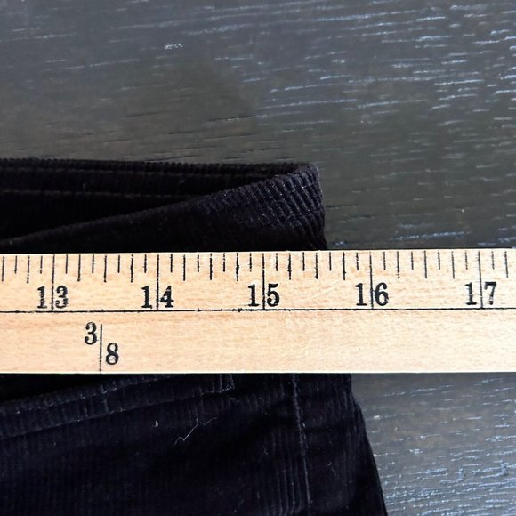 Everlane NWT Corduroy Wide Leg Straight Pant Black Size 10 - Picture 9 of 12